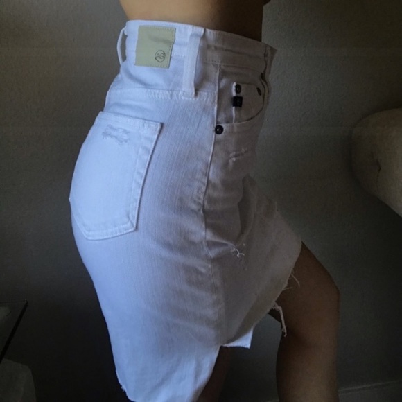 Ag denim white skirt - Picture 4 of 5